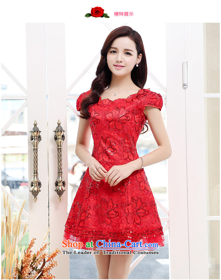 The 2015 summer dream girl who is stylish decoration piece nail Lace Embroidery daily pearl small dress bride with a drink service RED M picture, prices, brand platters! The elections are supplied in the national character of distribution, so action, buy now enjoy more preferential! As soon as possible.