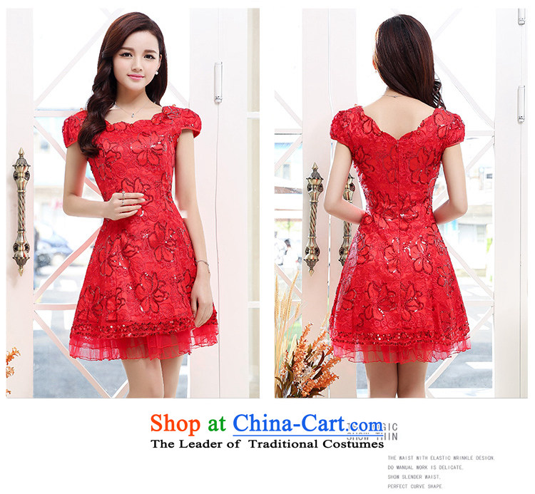 The 2015 summer dream girl who is stylish decoration piece nail Lace Embroidery daily pearl small dress bride with a drink service RED M picture, prices, brand platters! The elections are supplied in the national character of distribution, so action, buy now enjoy more preferential! As soon as possible.