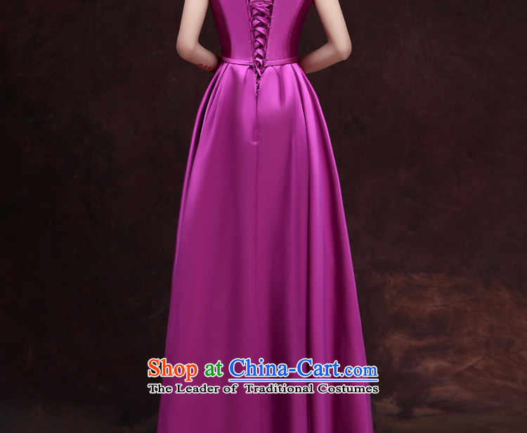 The privilege of serving-leung 2015 banquet moderator evening dresses new summer and fall of long, sister mission bridesmaid services dress female purple XL Photo, prices, brand platters! The elections are supplied in the national character of distribution, so action, buy now enjoy more preferential! As soon as possible.