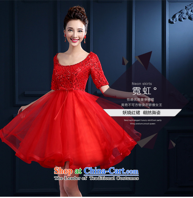 Beverly Ting 2015 New Service Bridal spring bows red short of a wedding dress field shoulder lace banquet evening dresses large summer Girls High waist straps dress skirt red S picture, prices, brand platters! The elections are supplied in the national character of distribution, so action, buy now enjoy more preferential! As soon as possible.