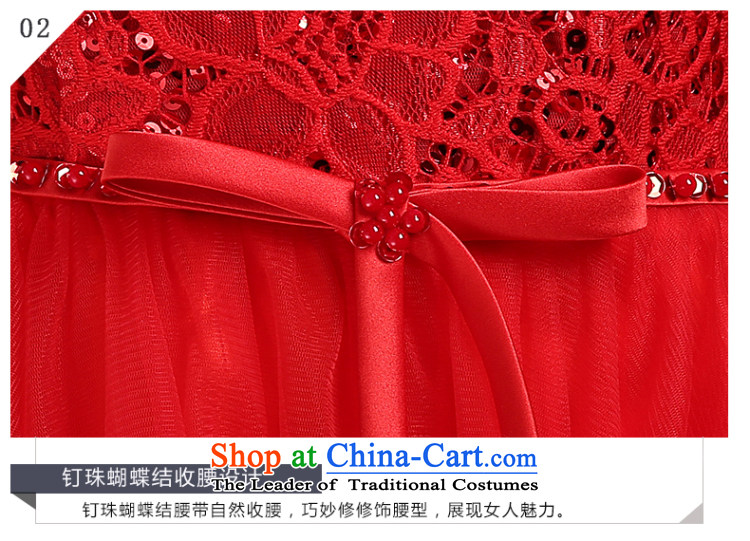Beverly Ting 2015 New Service Bridal spring bows red short of a wedding dress field shoulder lace banquet evening dresses large summer Girls High waist straps dress skirt red S picture, prices, brand platters! The elections are supplied in the national character of distribution, so action, buy now enjoy more preferential! As soon as possible.