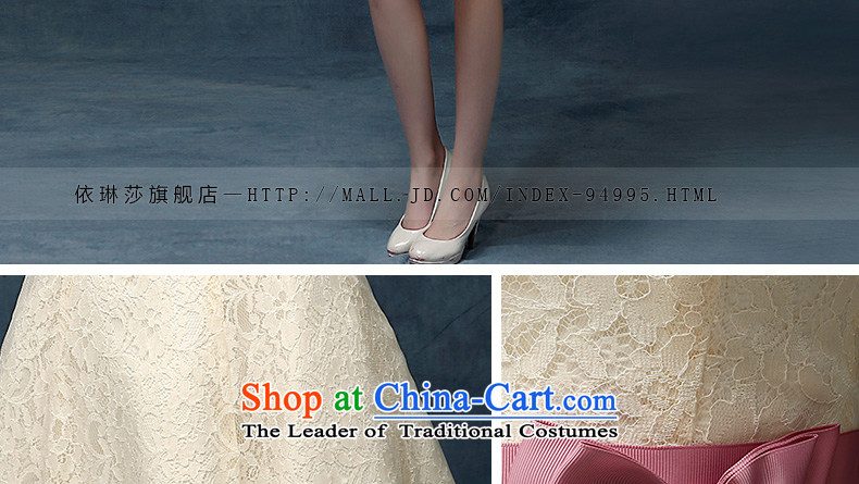 According to Lin Sha bridesmaid services 2015 new spring and summer gown short of mission sister marriages bows services evening dresses champagne color S picture, prices, brand platters! The elections are supplied in the national character of distribution, so action, buy now enjoy more preferential! As soon as possible.