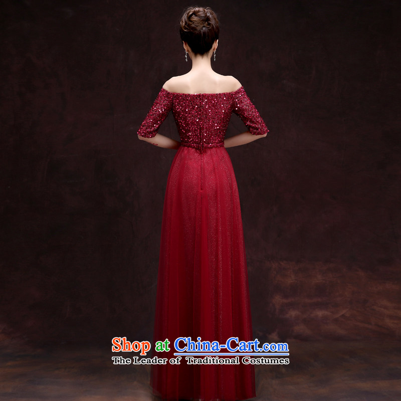 The privilege of serving-leung 2015 new dresses long summer and fall inside the persons chairing the upscale banqueting Ms. crowsfoot evening dress skirt long 2XL, honor services-leung , , , shopping on the Internet