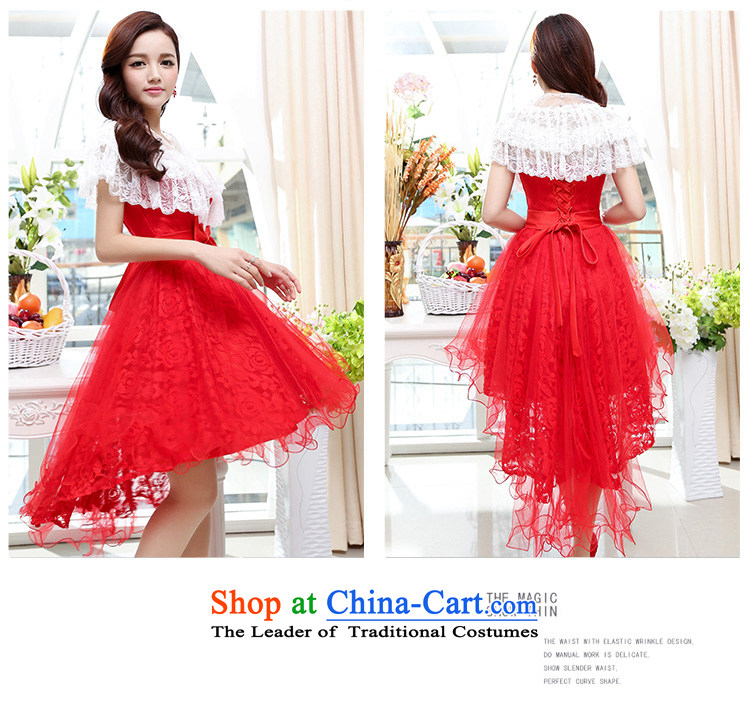 Cover story for summer 2015 new long skirt bows to dress suits simple cluster bridesmaid red carpet dress with star wedding white picture, prices, S brand platters! The elections are supplied in the national character of distribution, so action, buy now enjoy more preferential! As soon as possible.