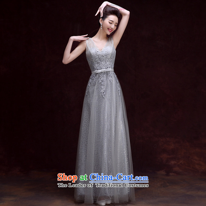 The privilege of serving-leung 2015 new bride bows to the spring and summer load long bridesmaid services sister skirt dress female long banquet, XL, a service-leung , , , shopping on the Internet