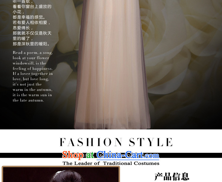 The privilege of serving-leung 2015 new bride wedding dress Long skirts and sisters served bridesmaid Ms. champagne color dress champagne color S picture, prices, brand platters! The elections are supplied in the national character of distribution, so action, buy now enjoy more preferential! As soon as possible.