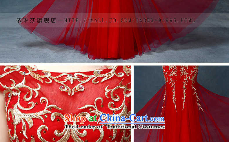 According to Lin Sha bride bows services 2015 new stylish bridal dresses red wedding dress evening dress long crowsfoot Sau San will red picture, prices, brand platters! The elections are supplied in the national character of distribution, so action, buy now enjoy more preferential! As soon as possible.
