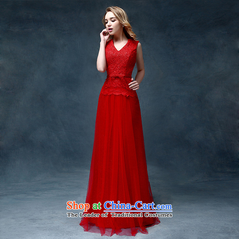 According to Lin Sha spring and summer new upscale bride bows services red dress long graphics thin gown skirt red marriage , L, according to Lin Sha , , , shopping on the Internet