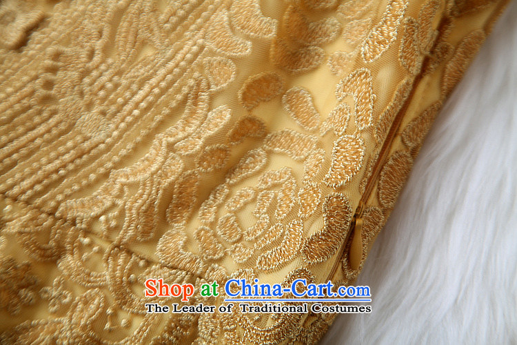 A stylish new summer caynova2015 high-end yarn web sexy embroidery Sau San video thin dress skirt gold S picture, prices, brand platters! The elections are supplied in the national character of distribution, so action, buy now enjoy more preferential! As soon as possible.