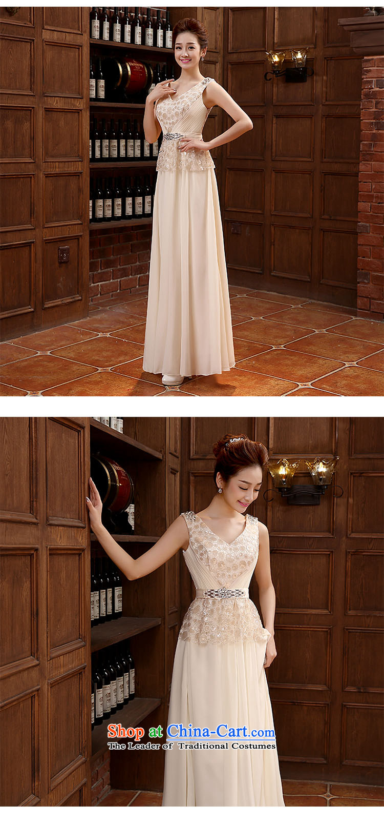 The shoulders, V-Neck long evening dresses bridesmaid Annual Meeting 2015 new evening dresses bride bows services Pink S picture, prices, brand platters! The elections are supplied in the national character of distribution, so action, buy now enjoy more preferential! As soon as possible.