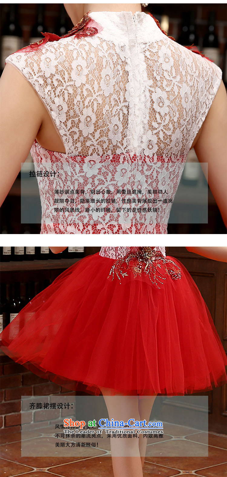 2015 new marriage small Dress Short of Annual Gala bridesmaid services moderator female Korean skirt bows services during the spring and autumn red S picture, prices, brand platters! The elections are supplied in the national character of distribution, so action, buy now enjoy more preferential! As soon as possible.