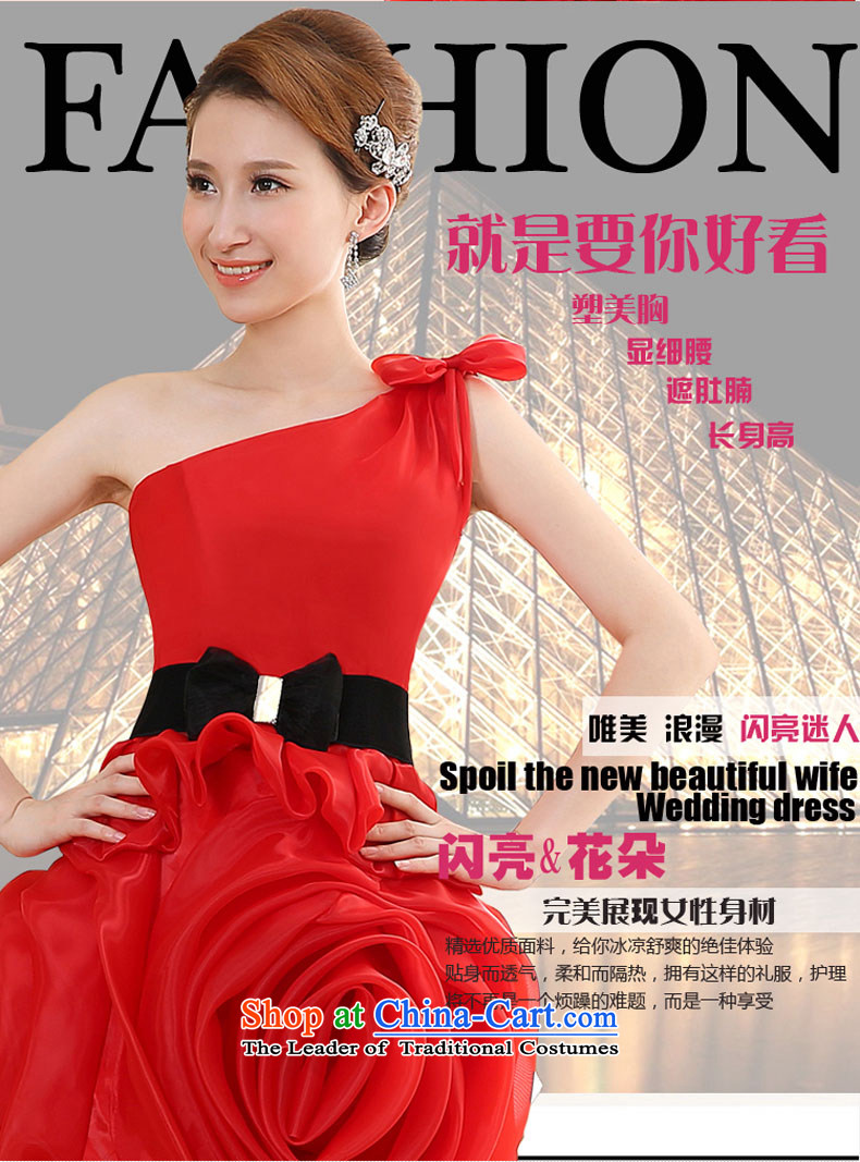 The bride bows services shoulder bridesmaid skirt small banquet dress suit Female dress short spring and summer, Ms. Red XL Photo, prices, brand platters! The elections are supplied in the national character of distribution, so action, buy now enjoy more preferential! As soon as possible.