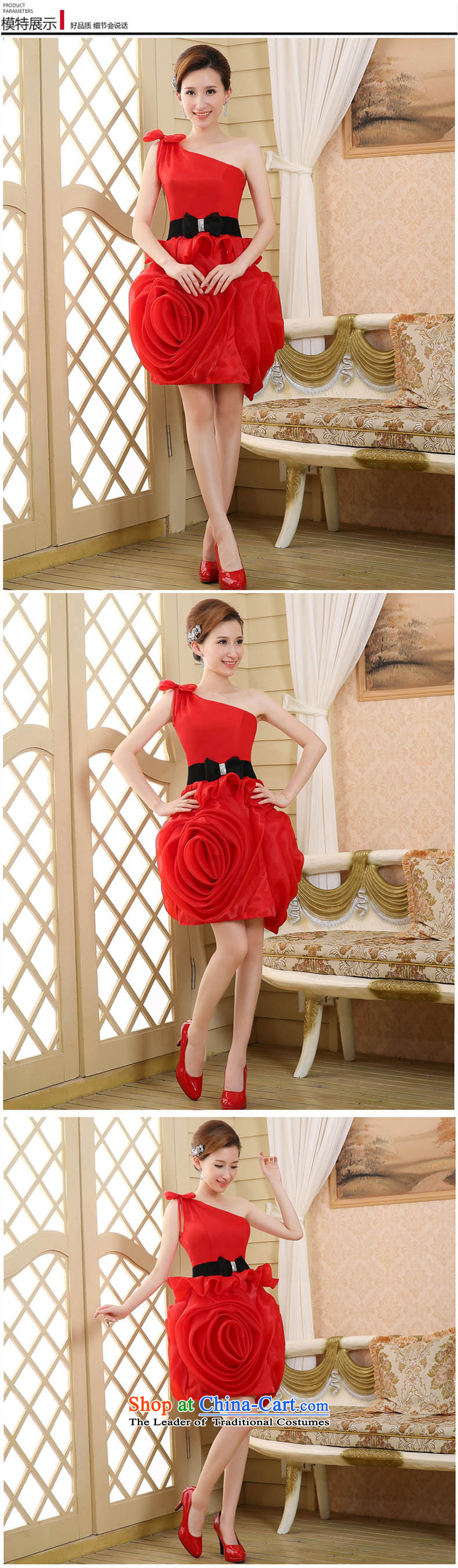 The bride bows services shoulder bridesmaid skirt small banquet dress suit Female dress short spring and summer, Ms. Red XL Photo, prices, brand platters! The elections are supplied in the national character of distribution, so action, buy now enjoy more preferential! As soon as possible.