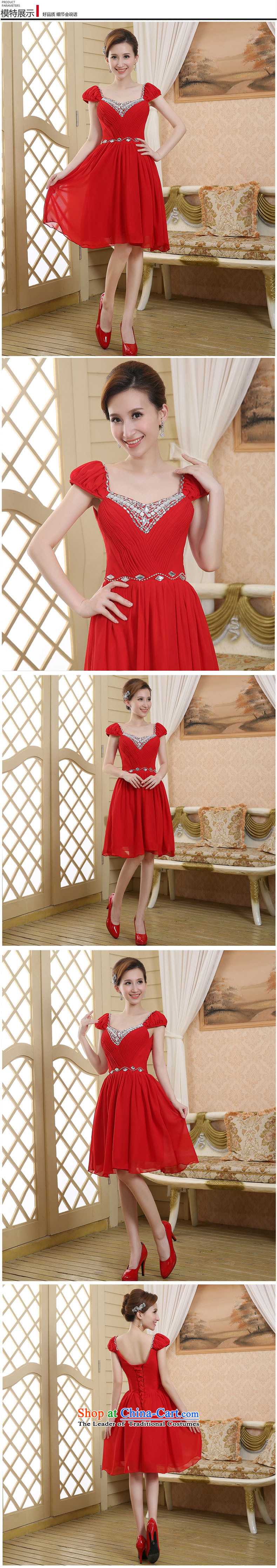 Toasting champagne bride services 2015 new red shoulders lace short of marriage small dress dress red XL Photo, prices, brand platters! The elections are supplied in the national character of distribution, so action, buy now enjoy more preferential! As soon as possible.