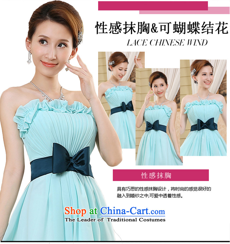 2015 new bridesmaid mission bridesmaid service in a small dress Sister Mary Magdalene chest annual skirt bridesmaid skirt bridesmaid dress skyblue XXL picture, prices, brand platters! The elections are supplied in the national character of distribution, so action, buy now enjoy more preferential! As soon as possible.