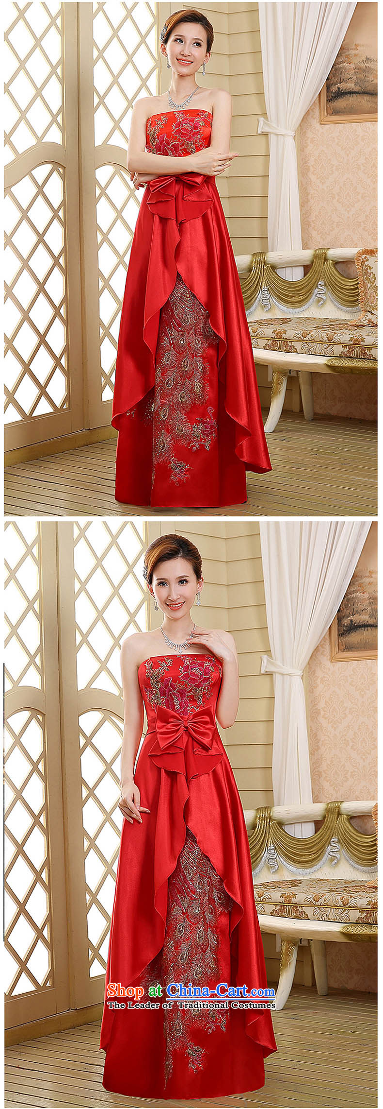 Wipe the chest pregnant women brides red bows to the new spring, 2015 evening dresses long marriage large red M pictures female Sau San, prices, brand platters! The elections are supplied in the national character of distribution, so action, buy now enjoy more preferential! As soon as possible.