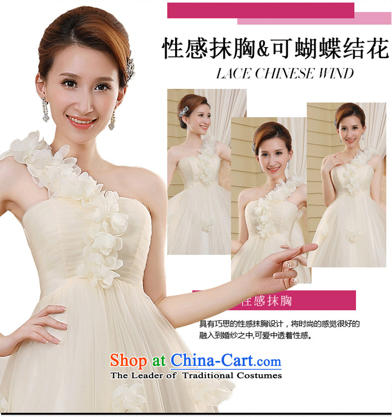 Bridesmaid service of the New Offer in spring and summer flowers shoulder bridesmaid in sister mission small dress will white S picture, prices, brand platters! The elections are supplied in the national character of distribution, so action, buy now enjoy more preferential! As soon as possible.