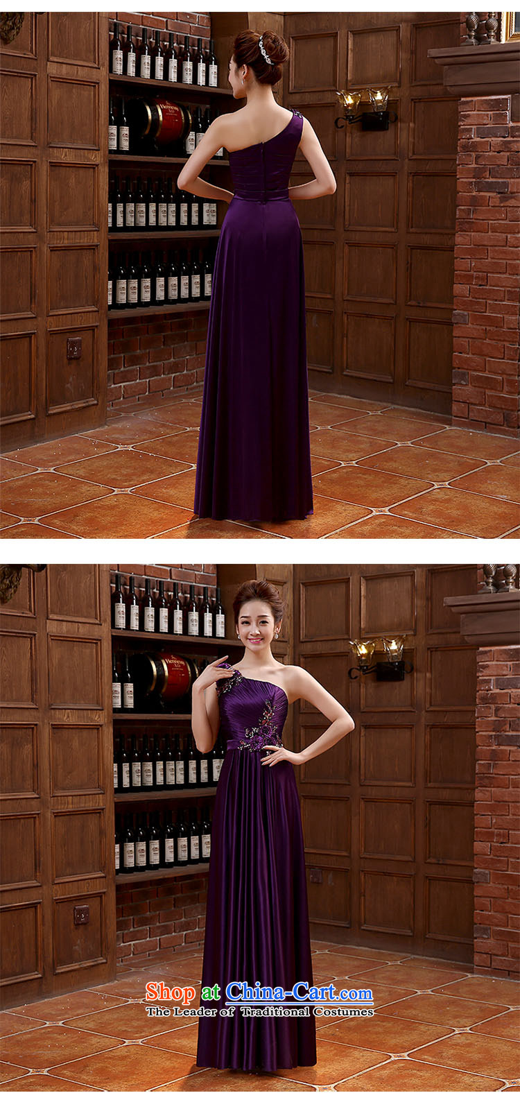 Bridesmaid dress long skirt tie bows Korean wedding dresses silk chiffon Sau San purple XL Photo, prices, brand platters! The elections are supplied in the national character of distribution, so action, buy now enjoy more preferential! As soon as possible.
