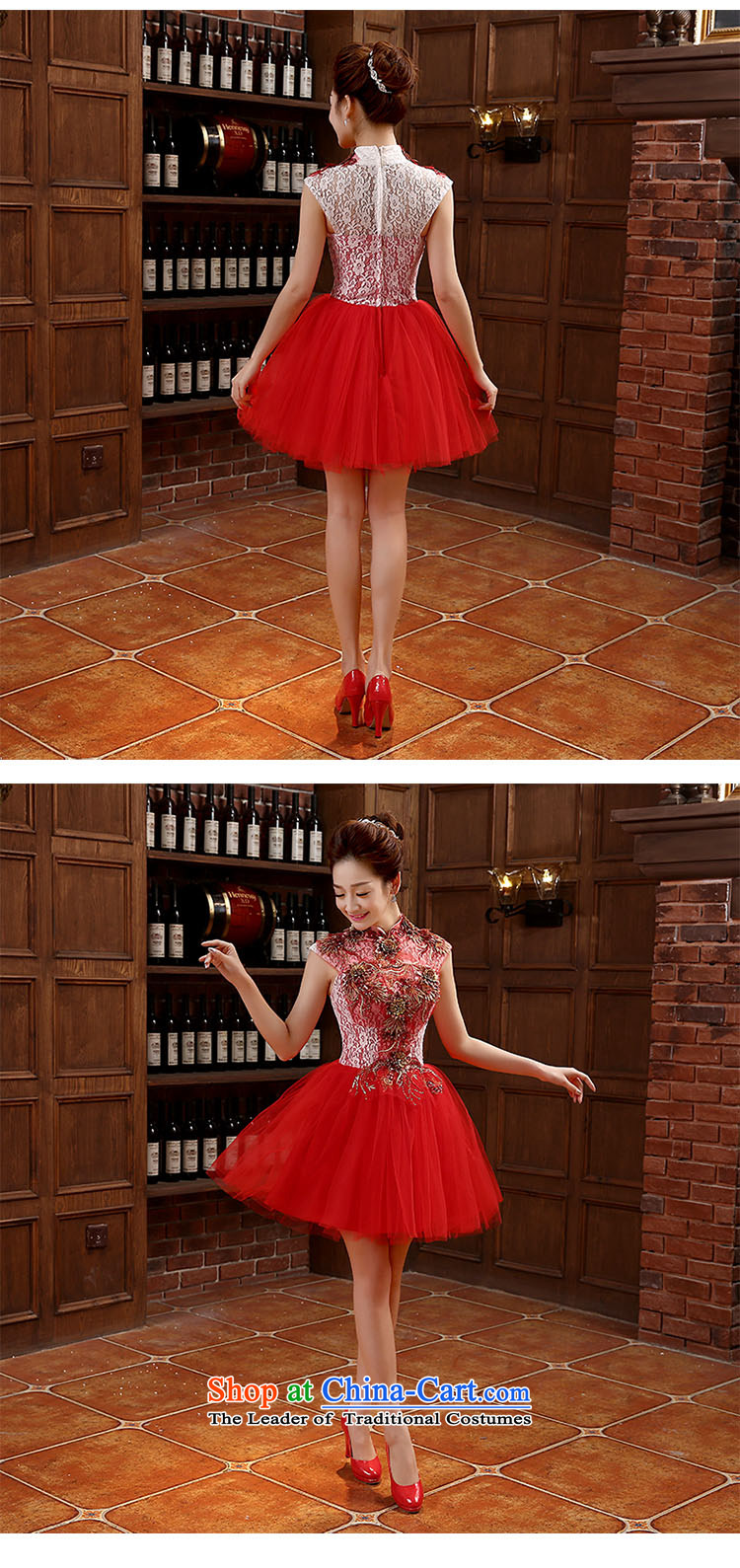 2015 new marriage small Dress Short of Annual Gala bridesmaid services moderator female Korean skirt bows services during the spring and autumn RED M picture, prices, brand platters! The elections are supplied in the national character of distribution, so action, buy now enjoy more preferential! As soon as possible.