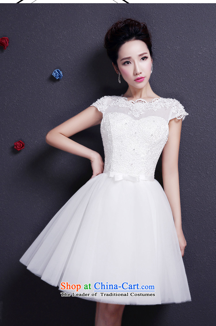 The dumping of the wedding dress wedding dresses Sau San 2015 new booking wedding dress lace bridesmaid service package shoulder skirt boudoir white honey short summer gown white L picture, prices, brand platters! The elections are supplied in the national character of distribution, so action, buy now enjoy more preferential! As soon as possible.
