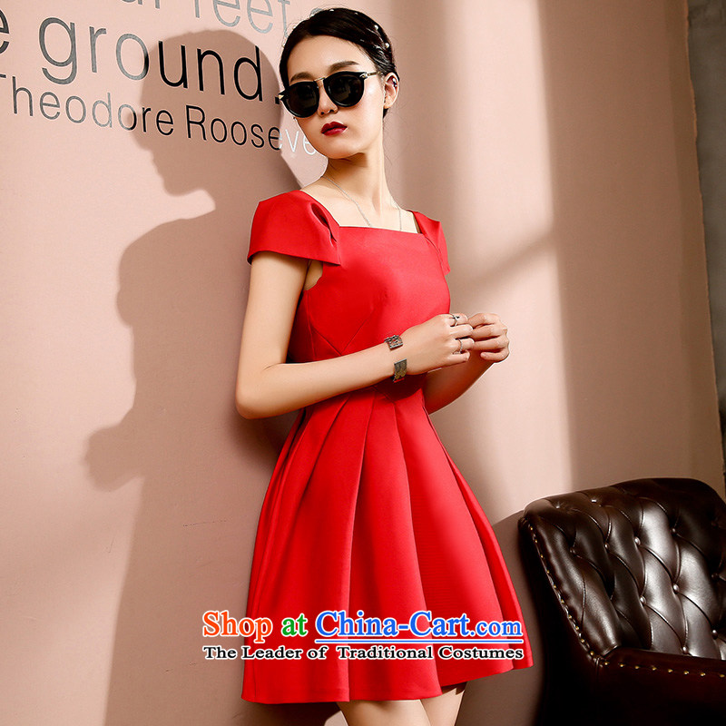Maple Yi Min International 2015 new temperament small red dress dresses Korean word for Sau San video thin antique dresses Black XL, Feng Yi Min Ornaments , , , shopping on the Internet
