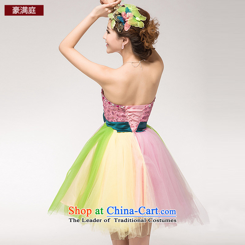 The annual meeting will serve under the auspices of dress cultural show small stage evening dress color bridesmaid mission dress colorful M HO full Chamber , , , shopping on the Internet