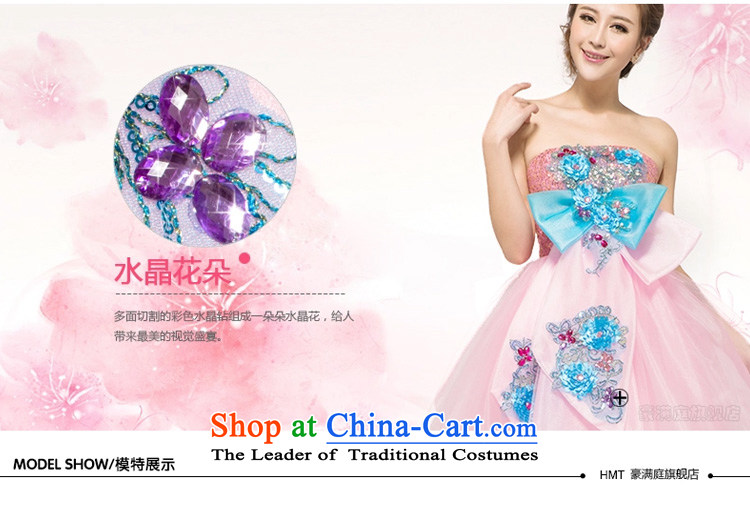 Wedding dress 2015 new will erase the evening dress stylish gift short of chest bridesmaid services moderator dress female colorful XL Photo, prices, brand platters! The elections are supplied in the national character of distribution, so action, buy now enjoy more preferential! As soon as possible.