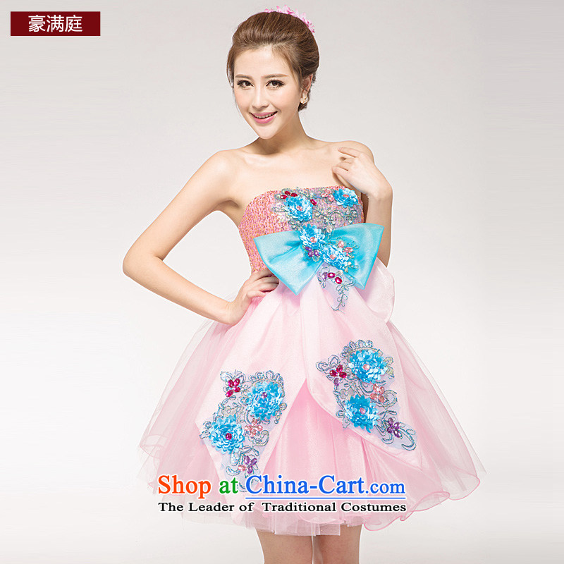 Wedding dress 2015 new will erase the evening dress stylish gift short of chest bridesmaid services moderator dress female colorful XL, Ho full Chamber , , , shopping on the Internet