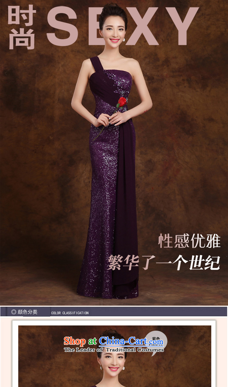 The first white into about 2015 autumn evening dress uniform light purple slice bows dress shoulder crowsfoot banquet dress purple tailored customer service contact pictures, prices, brand platters! The elections are supplied in the national character of distribution, so action, buy now enjoy more preferential! As soon as possible.