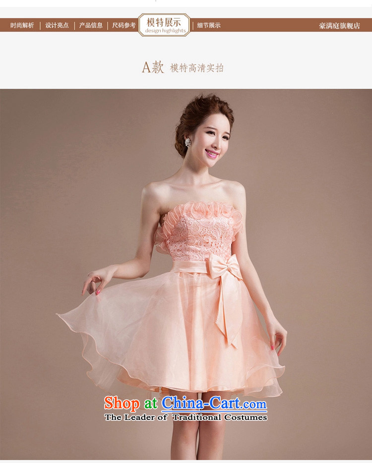 The bride wedding dress larger champagne color bow tie bows, serving short bridesmaid dinner dress the new 2015 shoulders M picture, prices, brand platters! The elections are supplied in the national character of distribution, so action, buy now enjoy more preferential! As soon as possible.