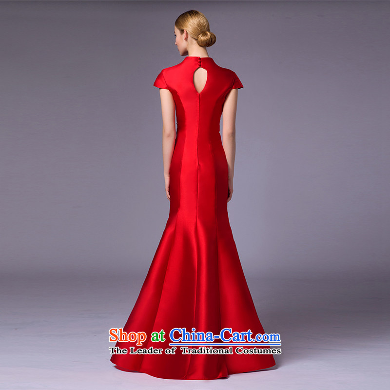 There is set Bong-migratory 7475 wedding dresses 2015 New China Red aristocratic dress marriages bows services red tailored, is set , , , shopping on the Internet