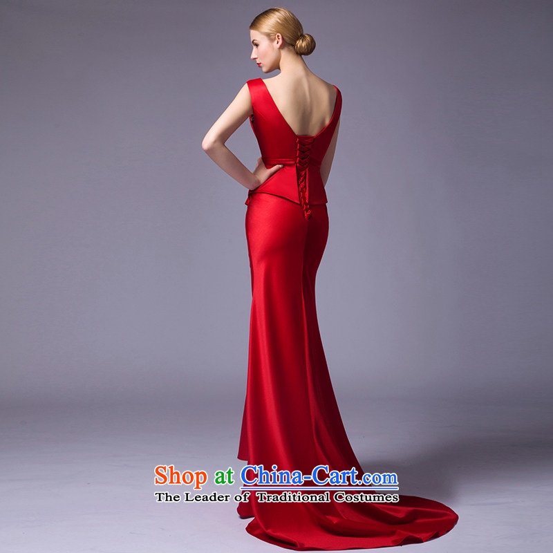 There is a red candle 2015 new wedding dresses to align the shoulder crowsfoot marriages bows service code, Red 4 Set , , , shopping on the Internet