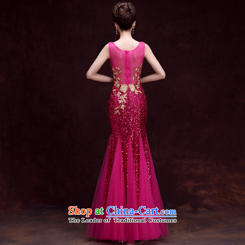 The privilege of serving-leung 2015 new bride bows services for Summer Wedding dress banquet evening dresses long bridesmaid to female long 2XL, privilege service-leung , , , shopping on the Internet