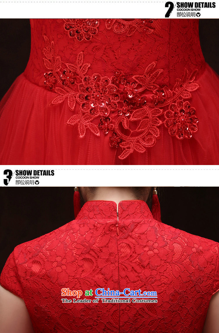 There is also optimized 8D 2015 new wedding dresses bridal dresses red packets transmitted dinner shoulder short-sleeved gown marriage xs6663 Sau San Red L picture, prices, brand platters! The elections are supplied in the national character of distribution, so action, buy now enjoy more preferential! As soon as possible.