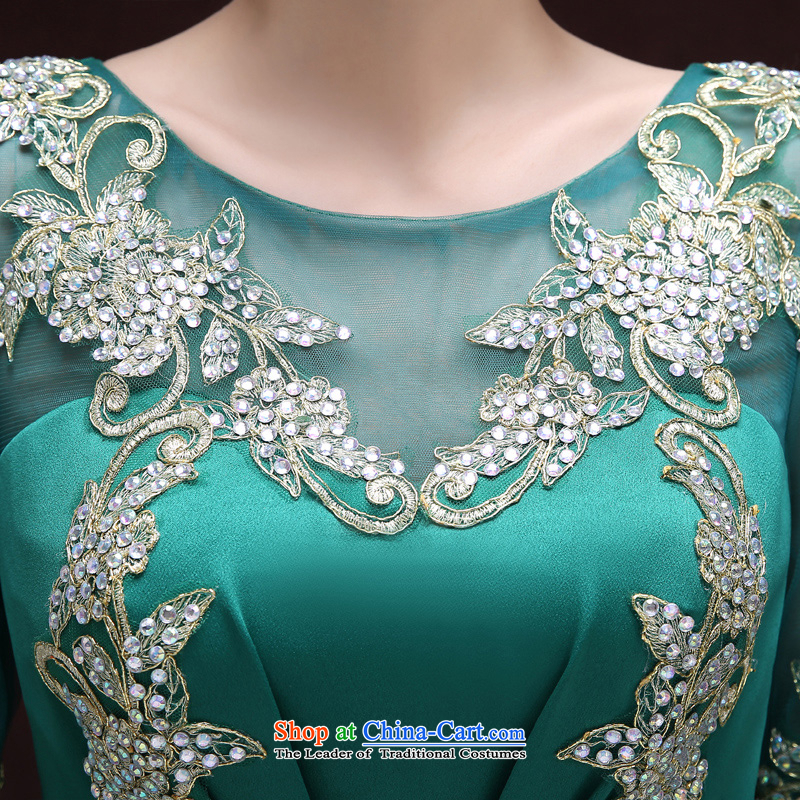 The privilege of serving the new 2015-leung, Banquet Toastmaster of dress long stylish bridesmaid dresses skirt the girl with dark green uniforms 2XL, honor services-leung , , , shopping on the Internet