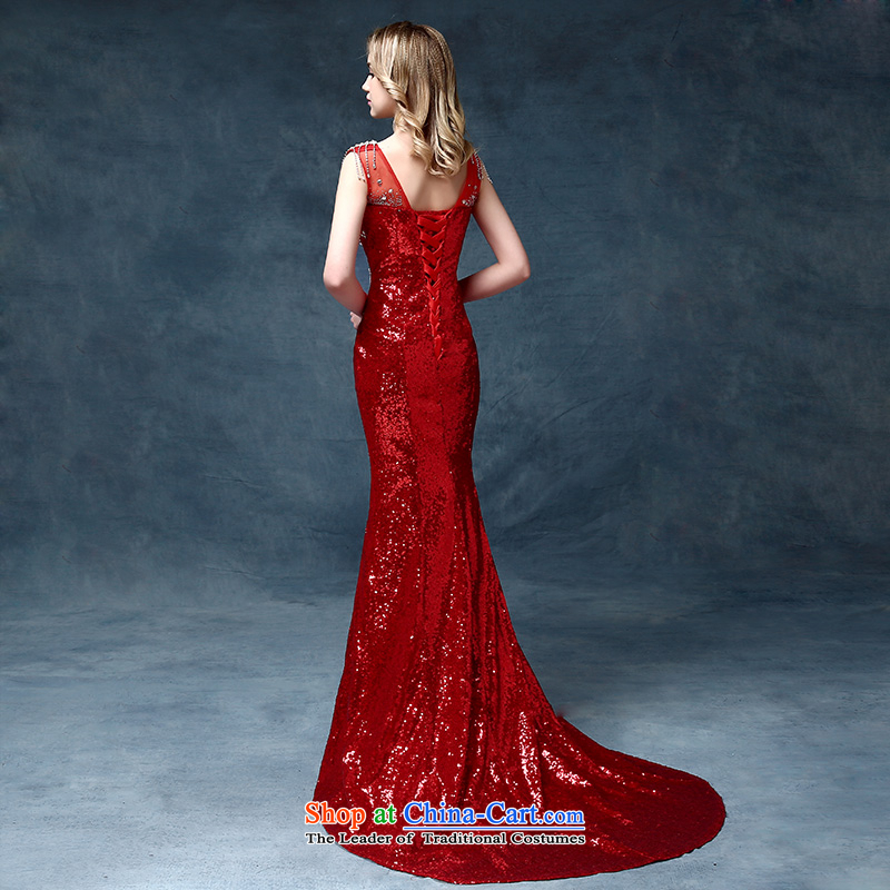 According to Lin Sa high-end luxury crystal dress Korean Korean dress marriages bows Dress Code Red Dress is, in accordance with the Mona Lisa Lam shopping on the Internet has been pressed.
