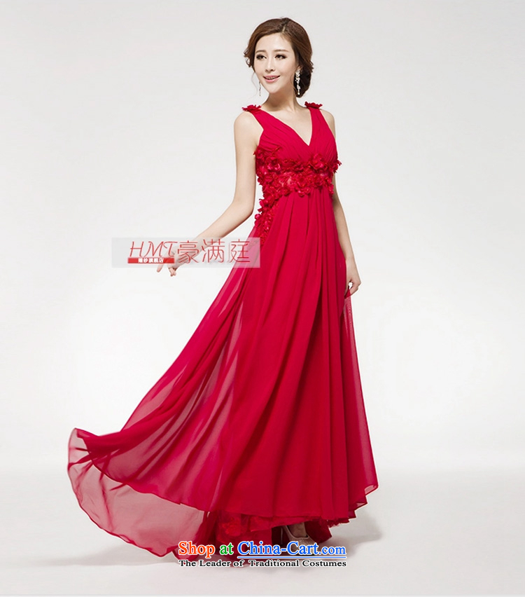2015 new bride toasting champagne evening dress uniform long red dress marriage is exposed annual dresses female Red Tail L picture, prices, brand platters! The elections are supplied in the national character of distribution, so action, buy now enjoy more preferential! As soon as possible.