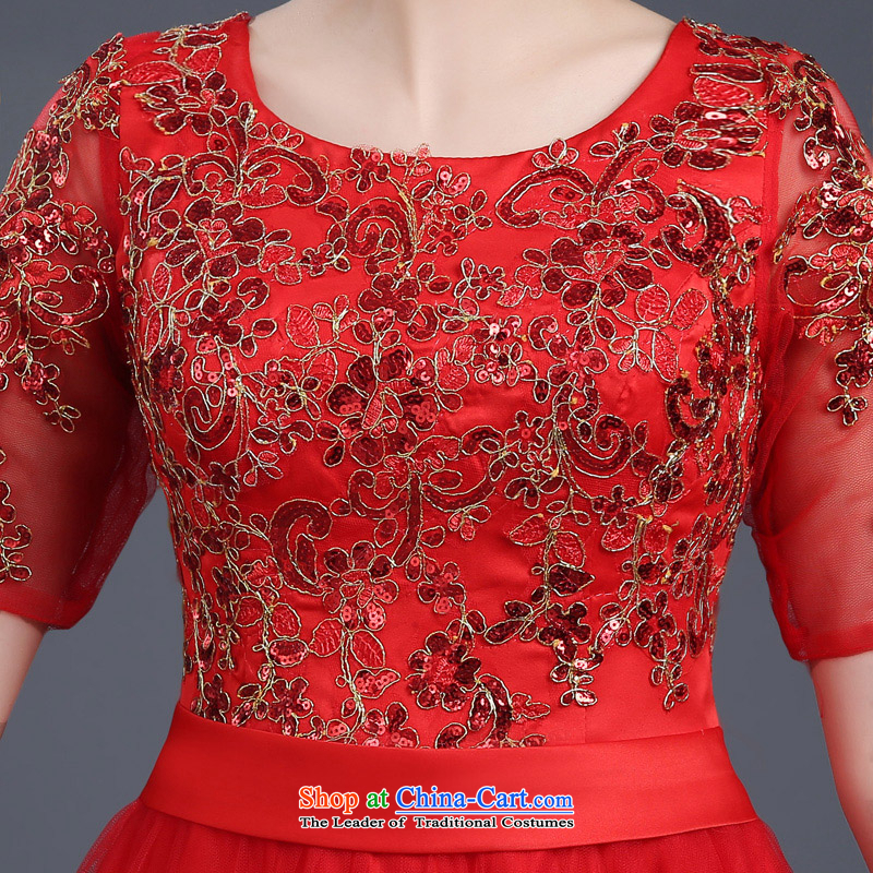 However Service Bridal Fashion 2015 new summer red, wipe the chest length of marriage dual rotator cuff marriage bows evening dresses pleasant bride XXL, A pleasant bride shopping on the Internet has been pressed.