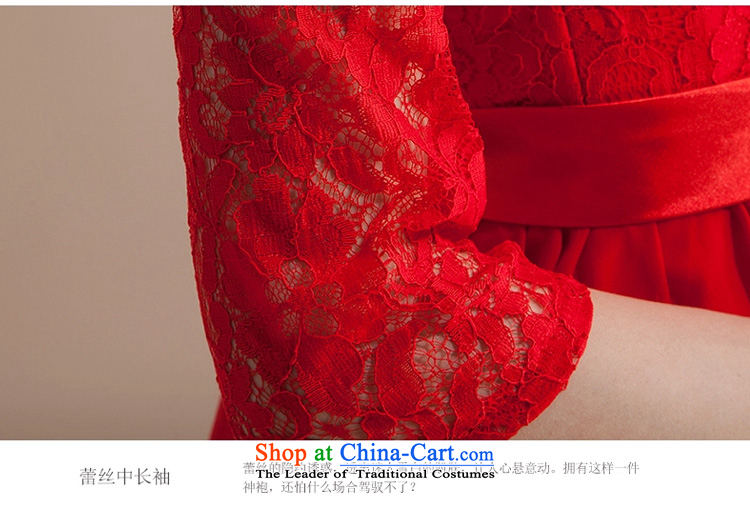 Ho full Chamber Bridesmaid Dress Short, Bow Tie engraving lace marriages bows dress spring 2015 New Red M picture, prices, brand platters! The elections are supplied in the national character of distribution, so action, buy now enjoy more preferential! As soon as possible.