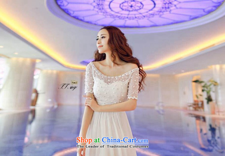 The 2015 Dili Blair Monrovia summer new dress string nail pearl chiffon lace dresses summer Bohemia long skirt beachfront resort beach skirt 6030 white picture, prices, S brand platters! The elections are supplied in the national character of distribution, so action, buy now enjoy more preferential! As soon as possible.