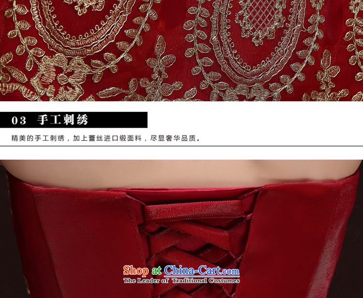 The privilege of serving-leung 2015 new bride red marriage and chest dress banquet party support people long gown female long L picture, prices, brand platters! The elections are supplied in the national character of distribution, so action, buy now enjoy more preferential! As soon as possible.