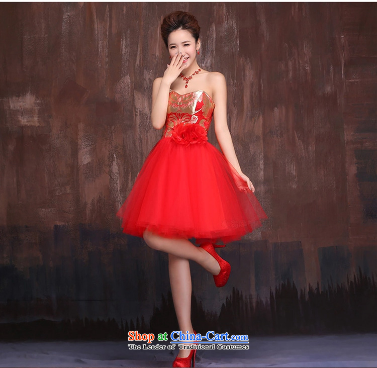 Marriages bows services wedding dresses 2015 new red short, bon bon skirts and chest dress bridesmaid Services Mr Ronald RED M picture, prices, brand platters! The elections are supplied in the national character of distribution, so action, buy now enjoy more preferential! As soon as possible.
