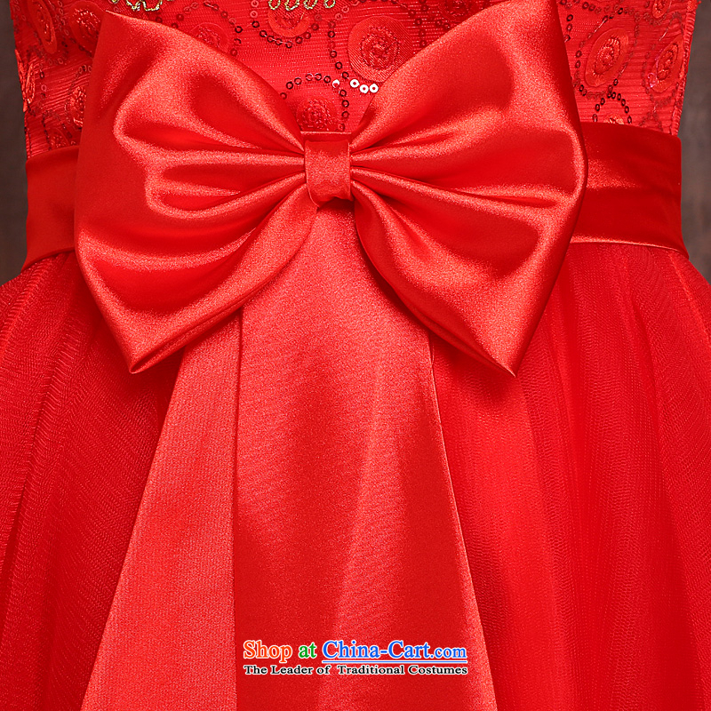 Ho full Chamber marriages bows services red, bon bon skirt Phoenix embroidered Bow Ties With chest dress red , L Ho full Chamber , , , shopping on the Internet