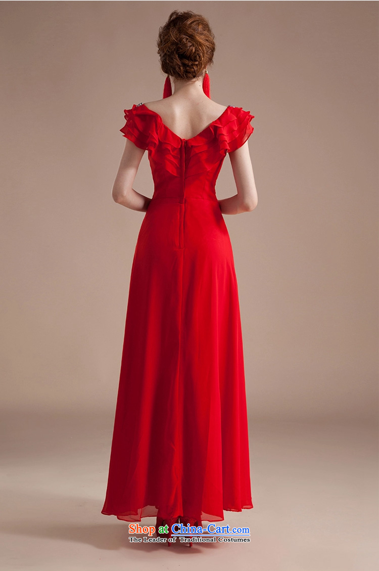 Ho Man new chamber spring and fall 2015 Korean billowy flounces larger female Red Snow woven dresses long gown red XL Photo annual meeting, prices, brand platters! The elections are supplied in the national character of distribution, so action, buy now enjoy more preferential! As soon as possible.