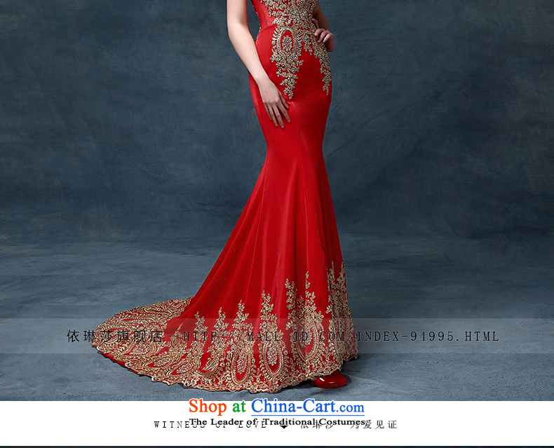 According to Lin Sha wedding dresses 2015 new bride services of bows tail evening dresses marriage crowsfoot dress Sau San Red S picture, prices, brand platters! The elections are supplied in the national character of distribution, so action, buy now enjoy more preferential! As soon as possible.