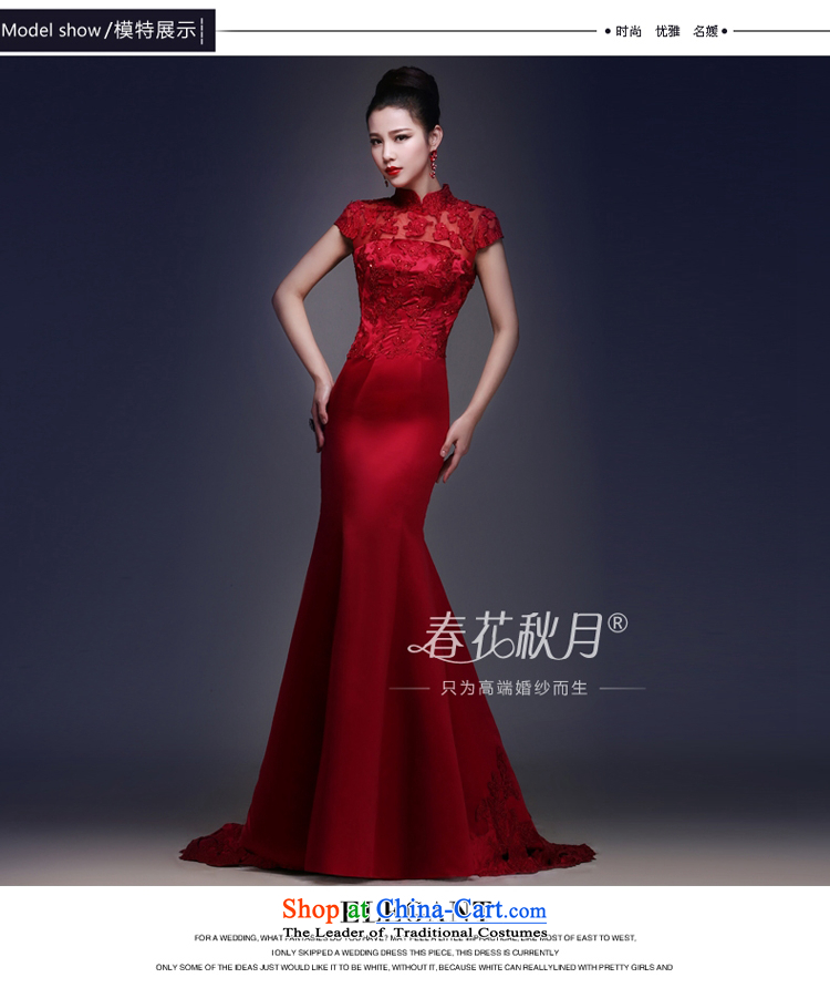 Wedding dress Bridal Services dress bows 2015 New Long Marriage retro Sau San tail crowsfoot star red S picture, prices, brand platters! The elections are supplied in the national character of distribution, so action, buy now enjoy more preferential! As soon as possible.