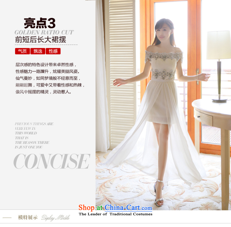 The Korea Economic, Dili drill nail pearl diamond dresses Korean short of heart-ngai same aristocratic dress skirt summer long skirt 6048 White S picture, prices, brand platters! The elections are supplied in the national character of distribution, so action, buy now enjoy more preferential! As soon as possible.