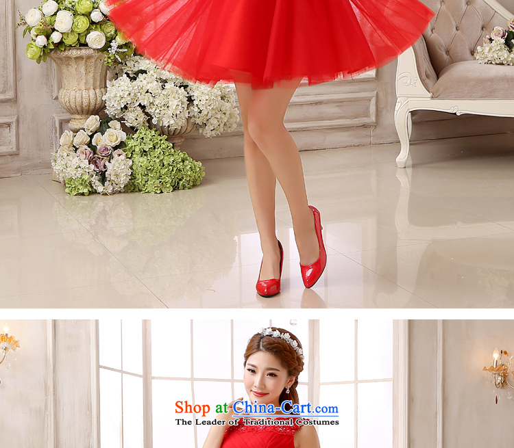 The first white into about 2015 new short, bon bon skirt red bows Service Bridal replacing lace wedding dress short skirt) Red Red M picture, prices, brand platters! The elections are supplied in the national character of distribution, so action, buy now enjoy more preferential! As soon as possible.