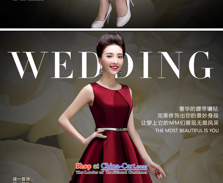 The privilege of serving the autumn 2015-leung new Korean short, wedding dresses skirts small dresses summer bridesmaid sister in serving wine red 2XL Photo, prices, brand platters! The elections are supplied in the national character of distribution, so action, buy now enjoy more preferential! As soon as possible.