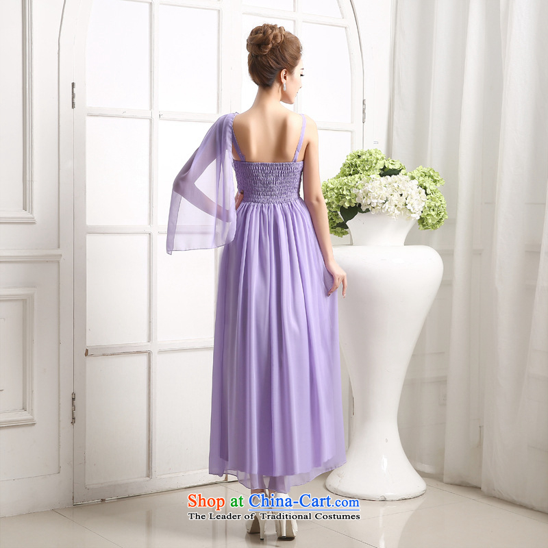 There is also optimized 8D bridesmaid Dress Short Lifting Strap, Small dress skirt bride wedding dinner drink served long skirt bridesmaid mz1210 purple, will also optimize 8D , , , shopping on the Internet